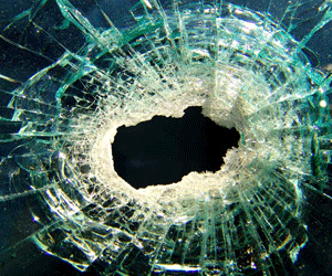 bullet glass