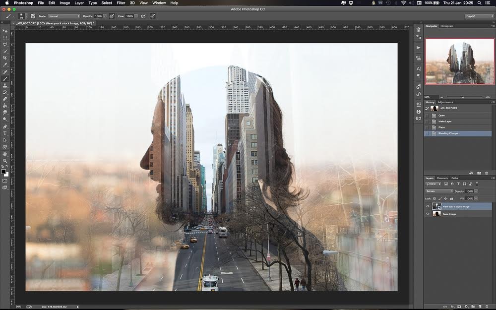 Мультиэкспозиция в Photoshop