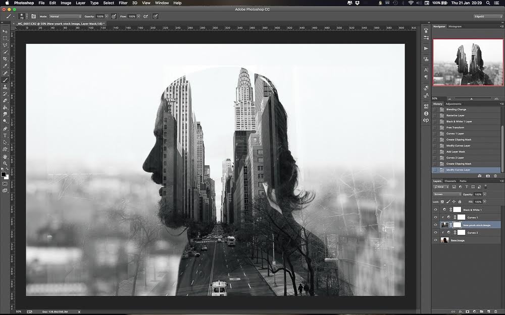 Мультиэкспозиция в Photoshop