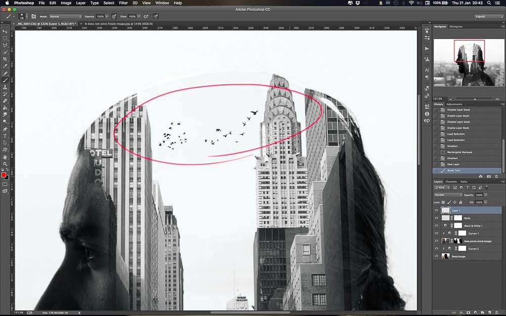 Мультиэкспозиция в Photoshop