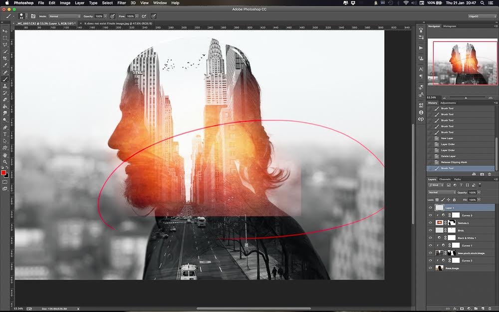 Мультиэкспозиция в Photoshop
