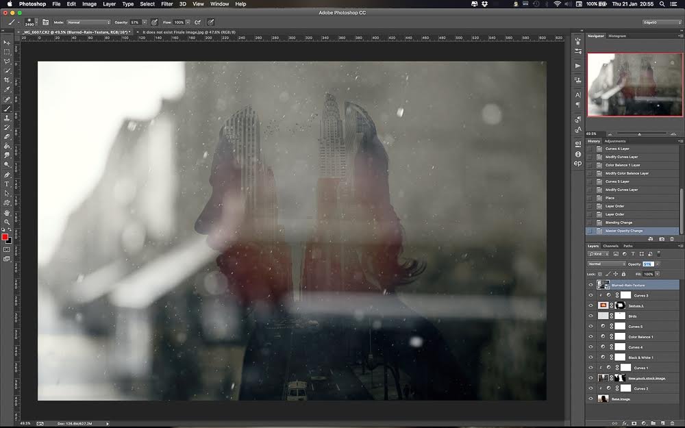 Мультиэкспозиция в Photoshop